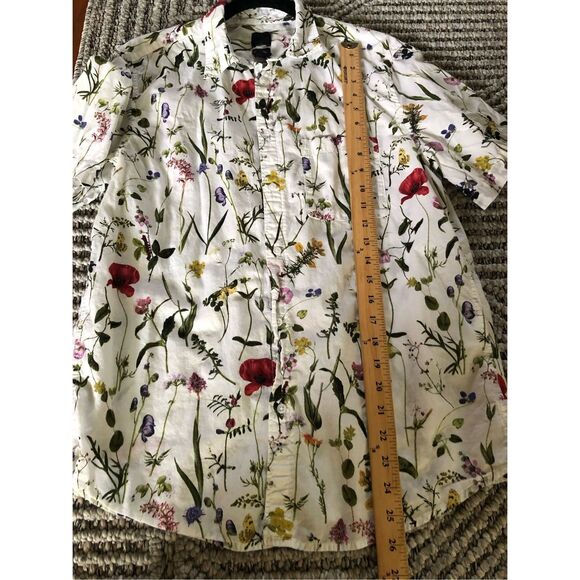 H&M Floral REGULAR FIT COTTON Men’s Shirt SZ M - Picture 6 of 10